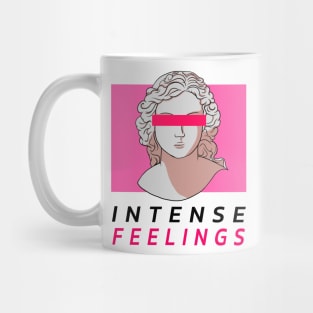 Ancient Greek Statue Illustration "INTENSE FEELINGS" Mug